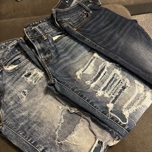 American Eagle next level air flex jeans size 26/28 skinny